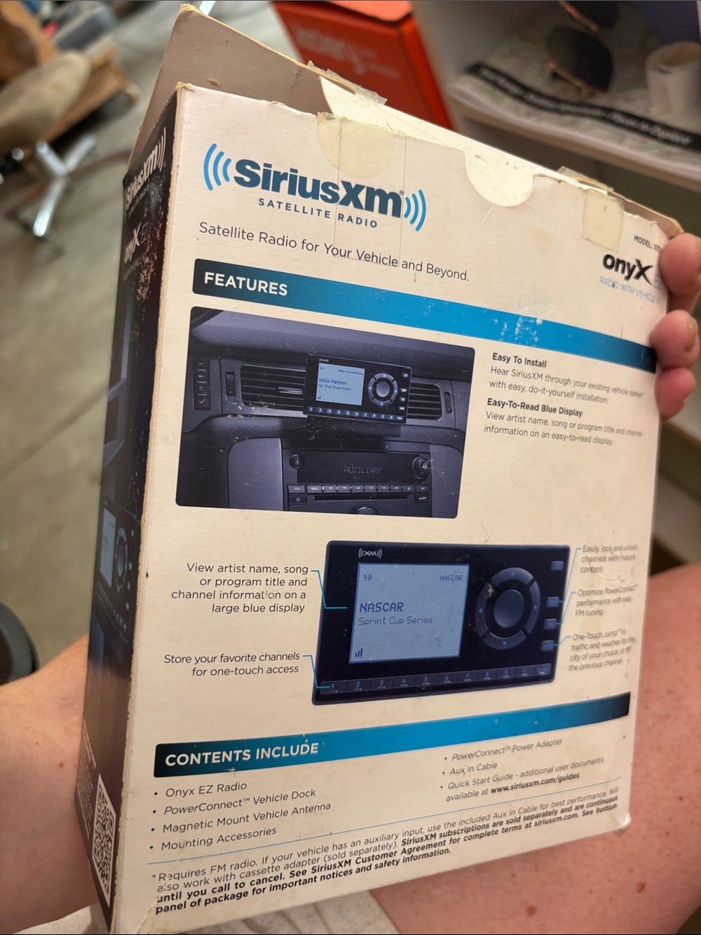 SiriusXM Onyx EZ Satellite Radio Receiver - Black